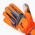 Reusch Attrakt Grip Junior shocking orange/blue gyermek kapuskesztyű 4