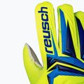 Gyerek kapuskesztyűk Reusch Attrakt Solid Junior safety yellow/blue 7