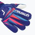 Reusch Attrakt Grip Junior gyermek kapuskesztyű sharp blue/white/shocking orange 4
