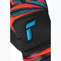 Reusch Attrakt Advance black/aqua blue/shocking orange kapuszkesztyű 6