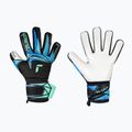 Reusch Attrakt RE:GRIP NC Junior black/ocean light gyerek kapus kesztyű