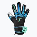 Reusch Attrakt RE:GRIP NC Junior black/ocean light gyerek kapus kesztyű 3