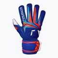 Reusch Attrakt Advance Junior gyermek kapus kesztyű sharp blue/white/shocking orange 2