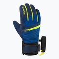 Gyerek síkesztyűk Reusch Leo R-Tex XT black/imperial blue/safety yellow 2