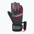 Gyerek síkesztyűk Reusch Leo R-Tex XT black/black melange/pink glo 2