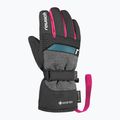 Gyerek síkesztyűk Reusch Rocket GORE-TEX black/black melange/pink glo 3