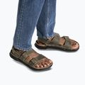 Férfi szandál BIRKENSTOCK Milano Crosstown Oiled Leather Regular faded khaki 8