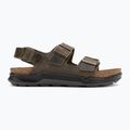 Férfi szandál BIRKENSTOCK Milano Crosstown Oiled Leather Regular faded khaki 2
