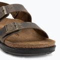 Férfi szandál BIRKENSTOCK Milano Crosstown Oiled Leather Regular faded khaki 7