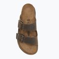 BIRKENSTOCK Arizona CT LEOI Normál fakó khaki flip-flopok 5