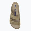 Papucs BIRKENSTOCK Arizona Suede Regular faded khaki 6