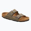 BIRKENSTOCK Arizona SFB LEOI Narrow fakó khaki flip-flopok 8