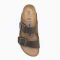 BIRKENSTOCK Arizona SFB LEOI Narrow fakó khaki flip-flopok 5