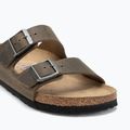BIRKENSTOCK Arizona SFB LEOI Narrow fakó khaki flip-flopok 7