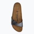 BIRKENSTOCK Madrid BF Narrow metálfekete flip-flopok 5