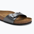BIRKENSTOCK Madrid BF Narrow metálfekete flip-flopok 7