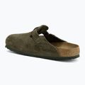 Papucsok BIRKENSTOCK Boston Suede Leather thyme 3