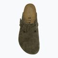 Papucsok BIRKENSTOCK Boston Suede Leather thyme 5