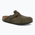 Papucsok BIRKENSTOCK Boston Suede Leather thyme