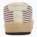 Női espadrille GANT Raffiaville brown/cream 6