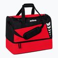 Edzőtáska ERIMA Six Wings Sports Bag With Bottom Compartment 94,5 l red/black
