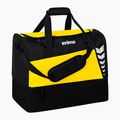 Edzőtáska ERIMA Six Wings Sports Bag With Bottom Compartment 35 l yellow/black
