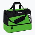 Edzőtáska ERIMA Six Wings Sports Bag With Bottom Compartment 60 l green/black