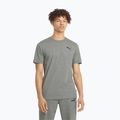 Férfi PUMA Ess Small Logo Tee közepes szürke heather/közepes szürke heather/macska póló