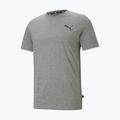 Férfi PUMA Ess Small Logo Tee közepes szürke heather/közepes szürke heather/macska póló 4