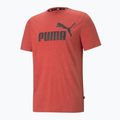 Férfi póló PUMA Essentials Heather Tee high risk red 4