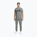 Férfi PUMA Ess Logo Tee közepes szürke szürke póló T-shirt 2
