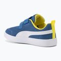 PUMA Courtflex v2 Mesh V PS star zafír/puma fehér gyermekcipő 3