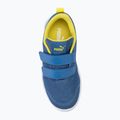 PUMA Courtflex v2 Mesh V PS star zafír/puma fehér gyermekcipő 5