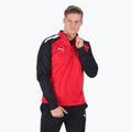 PUMA Teamliga 1/4 Zip Top labdarúgó melegítőfelső piros/fekete 657236_01