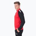 PUMA Teamliga 1/4 Zip Top labdarúgó melegítőfelső piros/fekete 657236_01 3