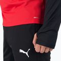 PUMA Teamliga 1/4 Zip Top labdarúgó melegítőfelső piros/fekete 657236_01 5
