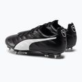 PUMA King Platinum 21 MXSG férfi futballcipő fekete-fehér 106545 01 3