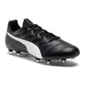 PUMA King Platinum 21 FG/AG férfi futballcipő fekete-fehér 106478 01