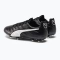 PUMA King Platinum 21 FG/AG férfi futballcipő fekete-fehér 106478 01 3