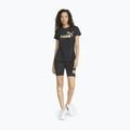 Női PUMA ESS+ Metallic Logo Tee puma fekete/arany puma fekete/arany foll 2