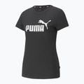 Női PUMA ESS+ Metallic Logo Tee puma fekete/ezüst metál puma