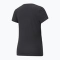 Női PUMA ESS+ Metallic Logo Tee puma fekete/ezüst metál puma 2