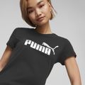 Női PUMA ESS+ Metallic Logo Tee puma fekete/ezüst metál puma 5