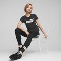 Női PUMA ESS+ Metallic Logo Tee puma fekete/ezüst metál puma 7