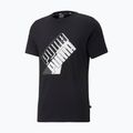 Férfi edzőpóló PUMA Power Logo Tee fekete 849788_01 6