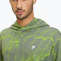 FILA férfi Redford AOP Hoody jázminzöld mars aop melegítő pulóver 4