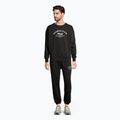 Férfi FILA Brand Loose Fit Crew melegítőfelső fekete 2