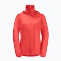 Jack Wolfskin Stormy Point 2L női esőkabát vibráló piros 7