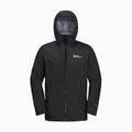 Férfi esőkabát Jack Wolfskin Highest Peak 3L fekete 12
