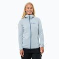 Női melegítőfelső Jack Wolfskin Kolbenberg Hooded Fz soft blue